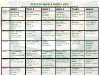 Downloadmow Sample Menu