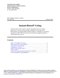 Instant-Runoff Voting
