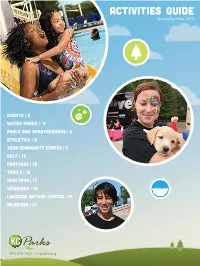 Activities Guide Spring/Summer 2013