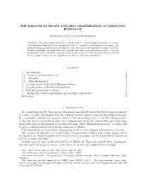 The Karoubi Envelope and Lee's Degeneration Of