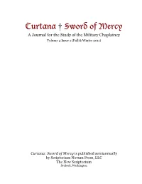 A Journal for the Study of the Military Chaplaincy Volume 3 Issue 1 (Fall & Winter 2011)