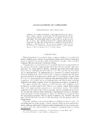 AMALGAMATIONS of CATEGORIES 1. Introduction Taking the Pushout