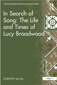 In Search of Song: the Life and Times of Lucy Broadwood
