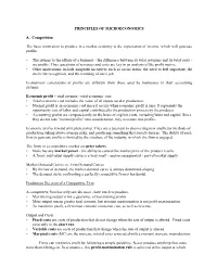 Principles of Microeconomics