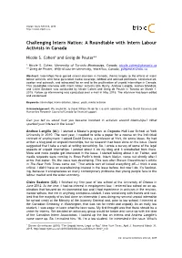 A Roundtable with Intern Labour Activists in Canada