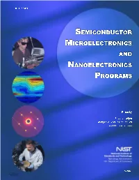 Semiconductor Microelectronics and Nanoelectronics Programs