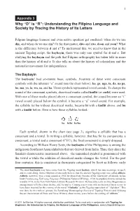Appendix 3 Why “D” Is “R”: Understanding the Filipino Language and Society by Tracing the History of Its Letters