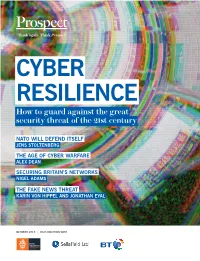 Cyber Resilience Supplement