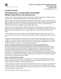 FIA Extends Hours, Provides More Accessibility