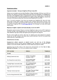 Get Your Singpass 2FA by 4 July 2016 Citizens Are Reminded to Activate