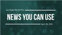 SDMP News Slides