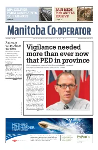 Vigilance Needed More Than Ever Now That Ped in Province