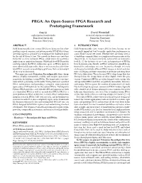 An Open-Source FPGA Research and Prototyping Framework