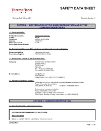 Safety Data Sheet