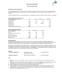 Amec Foster Wheeler Plc First Half 2015 Results