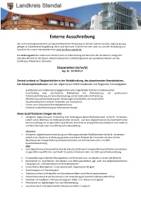 Externe Ausschreibung
