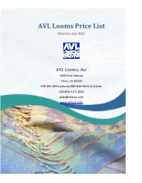 Full Price List