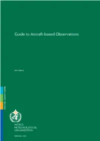 Guide to Aircraft-Based Observations