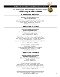 2018 Program Nominees