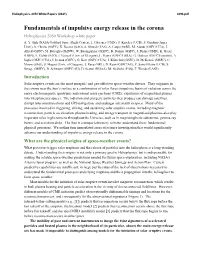 Fundamentals of Impulsive Energy Release in the Corona Heliophysics 2050 Workshop White Paper A