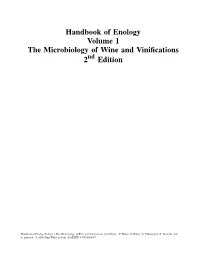 Handbook of Enology Volume 1 the Microbiology of Wine and Viniﬁcations 2Nd Edition
