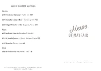 Large Format Bottles