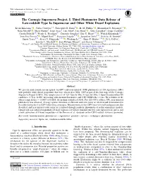 The Carnegie Supernova Project. I. Third Photometry Data Release of Low-Redshift Type Ia Supernovae and Other White Dwarf Explosions