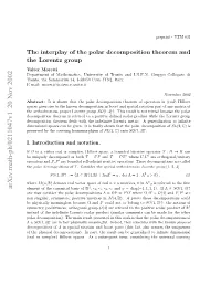 The Interplay of the Polar Decomposition Theorem And