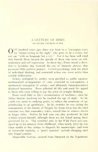 A Century of Ibsen