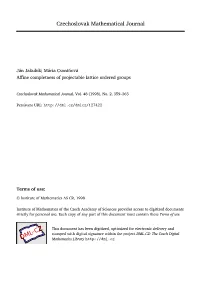 Affine Completness of Projectable Lattice Ordered Groups