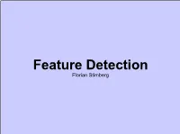 Feature Detection Florian Stimberg
