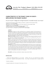 Implications for Peanut Allergy