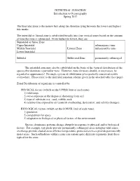 INTERTIDAL ZONATION Introduction to Oceanography Spring 2017 The