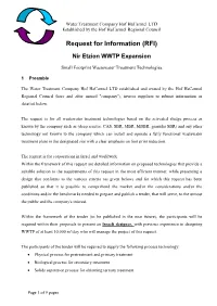 Request for Information (RFI)