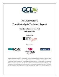 Transit Analysis Technical Report