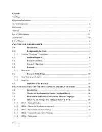 Contents Title Page