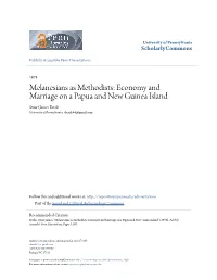 Economy and Marriage on a Papua and New Guinea Island Stuart James Berde University of Pennsylvania, Sberde44@Gmail.Com