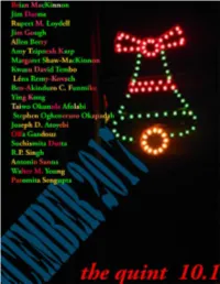 The Quint : an Interdisciplinary Quarterly from the North 1