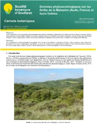 Carnets Botaniques 4 Chemin De Preixan, F-11290 Roullens Bruno.Christian.Defoucault@Gmail.Com