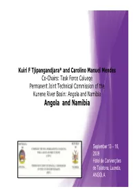 Angola and Namibia Angola and Namibia