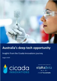 Australia's Deep Tech Opportunity