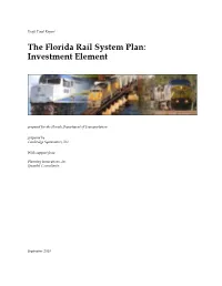 The Florida Rail System Plan: Investment Element