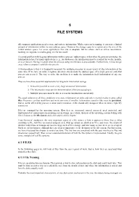 6 File Systems