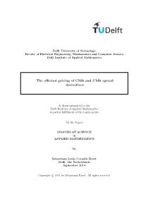 The Efficient Pricing of CMS and CMS Spread Derivatives