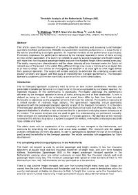 NS) a New Systematic Analysis Method for the Causes of Timetable Punctuality Deviations