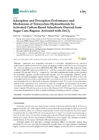 Adsorption and Desorption Performance and Mechanism Of