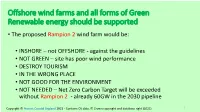 Renewables Must Respect the Coast That They Will Help to Protect