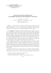 Chaotic Decompositions in Z2-Graded Quantum Stochastic Calculus