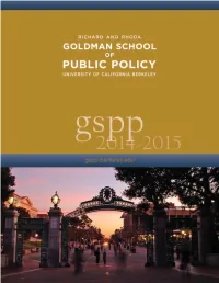 GSPP 2014-2015 Program Bulletin FINAL VERSION FOR