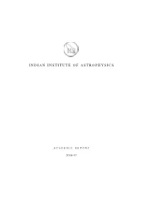 Indian Institute of Astrophysics